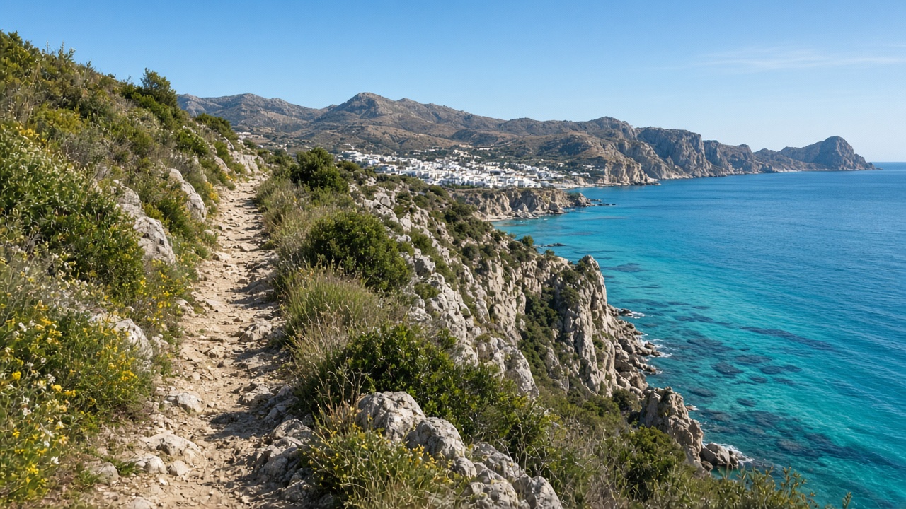 Sendero costero cerca de Altea